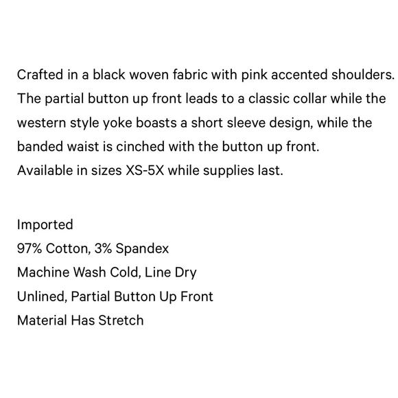 Unique Vintage 1950’s Black and Pink Rodeo Ready Romper M 6 8 NWOT - Picture 5 of 6